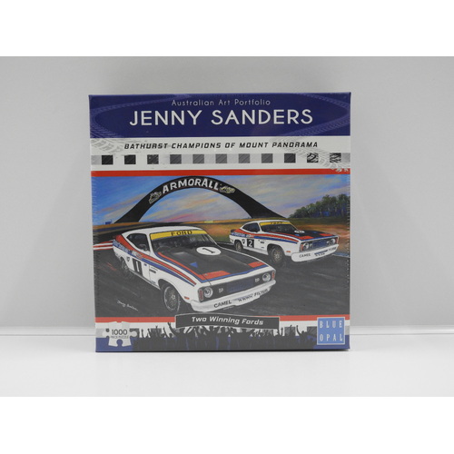 Jenny Sanders 1000 Piece Jigsaw Puzzle "Two Winning Fords"