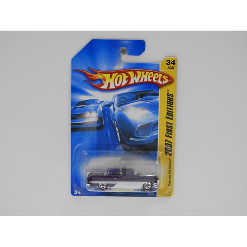 1:64 Custom 1953 Chevy - 2007 Hot Wheels Long Card