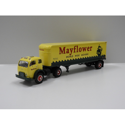 1:34 1953 White 3000 Tractor with 30' Trailer "Mayflower"