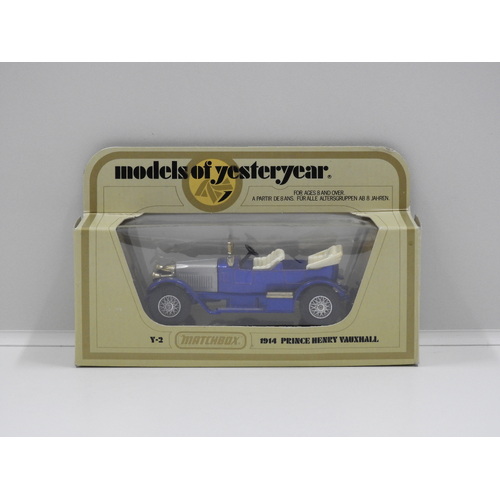 1:43 1914 Prince Henry Vauxhall (Blue/Silver)