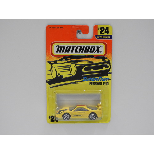 1:64 Ferrari F40 (Yellow)