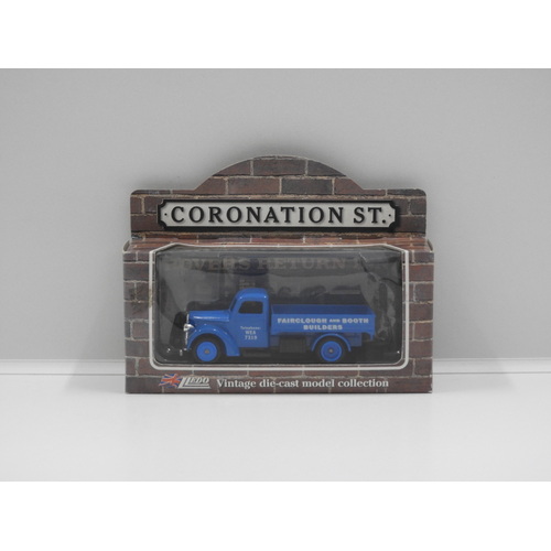 "Coronation Street" Promotional Model Truck "Fairlough and Booth Builders"