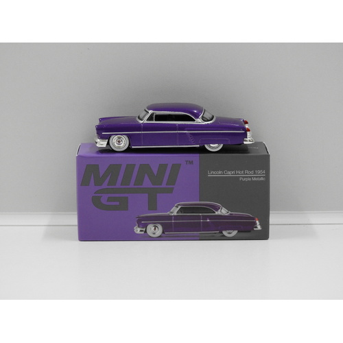 1:64 1954 Lincoln Capri Hot Rod (Purple Metallic) (Opened, Unsealed)