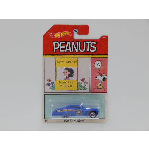 1:64 Purple Passion - Hot Wheels Peanuts "Lucy"