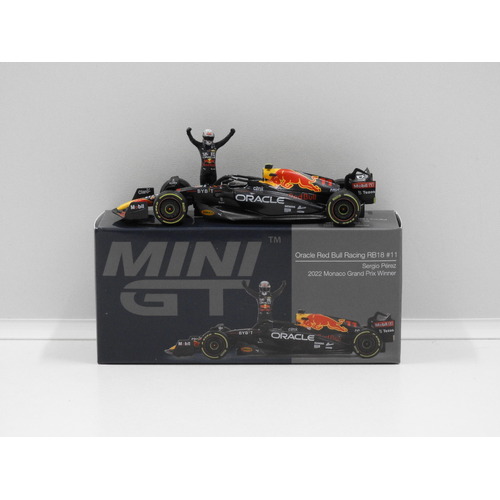 1:64 Oracle Red Bull Racing RB18 - 2022 Monaco Grand Prix Winner (Sergio Perez) #11 (OPENED, UNSEALED)