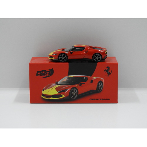 1:64 Ferrari 296 GTB (Rosso Corsa) Assetto Fiorano  (Opened, Unsealed)