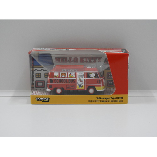 1:64 Volkswagen Type ll (T2) - Hello Kitty Capsule School Bus