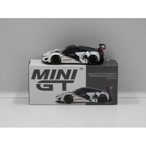 1:64 Honda NSX GT3 Evo Alpha Tauri - 2023 Red Bull Formula Nurburgring "Yuki Tsunoda" (Opened, Unsealed)