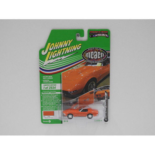 1:64 1969 Chevy Corvette ZL1 (Monaco Orange) - Johnny Lightning "Muscle Cars U.S.A."