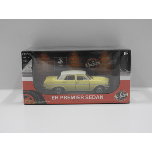 1:32 Holden EH Premier Sedan (Yellow/White)