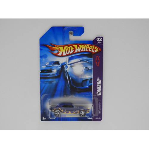 1:64 1967 Camaro - 2007 Hot Wheels Long Card