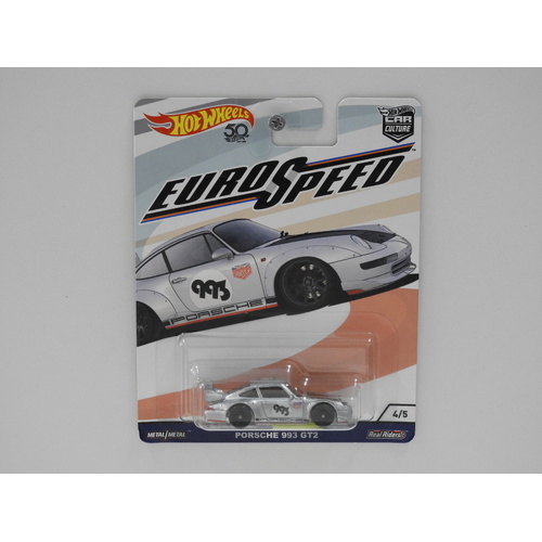 1:64 Porsche 99 GT2 - Hot Wheels Car Culture "Euro Speed"