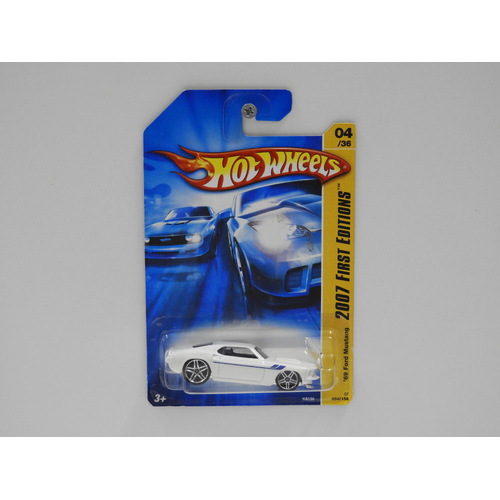 1:64 1969 Ford Mustang - 2007 Hot Wheels Long Card