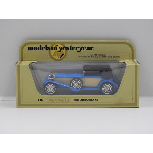 1:43 1928 Mercedes SS (Blue/Tan/Black Roof)