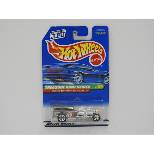 1:64 Way 2 Fast - 1998 Hot Wheels Treasure Hunt Long Card